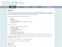 Tablet Screenshot of edlabquip.com